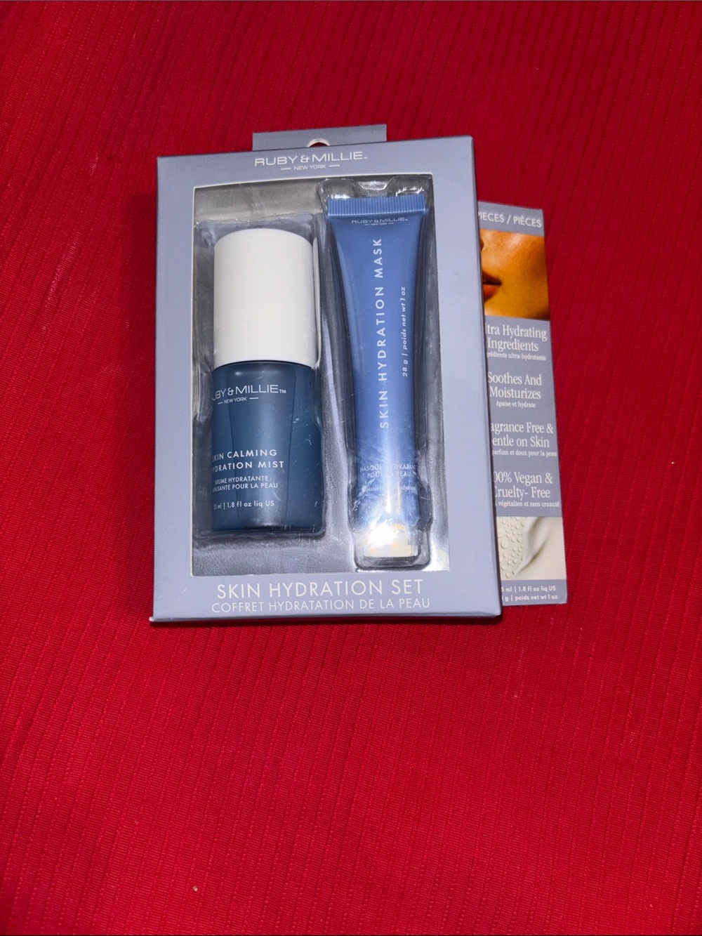 Blue Skin Hydration Set - Moisturizing Mist & Hydration Mask